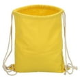 thumbnail image 1 of Uxcell Cotton Drawstring Bags Cotton Drawstring Backpack Foldable Sports Gym Bags Yellow, 1 of 6