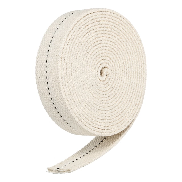 1 inch Wide Cotton Oil Lamp Wick, 3 Meter/10Ft Long Roll for Diverse ...