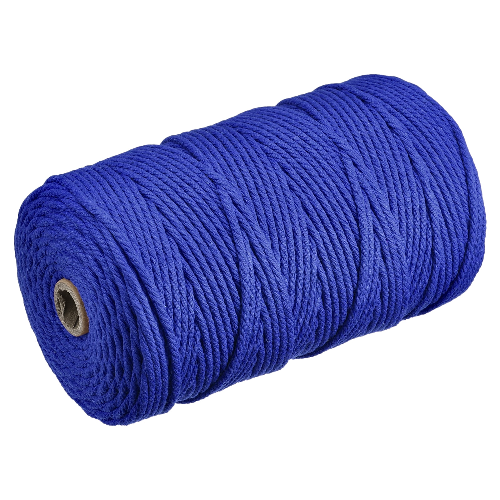 Uxcell Cotton Rope Twine String Twisted Braided Cord, Black 200m