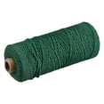 thumbnail image 1 of Uxcell Cotton Rope Twisted Braided Rope Cord, Army Green 100m/109 Yard 2mm Dia for Wall Hanging, Plant Hanger, 1 of 5