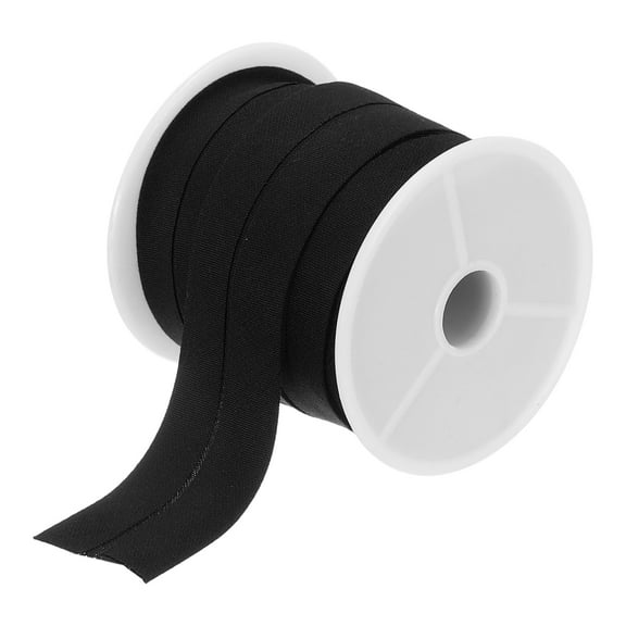 Uxcell Cotton Single Fold Bias Tape Continuous Bulk Bias Tape for Sewing Seaming Quilting Hemming Binding Crafts Gray Black 1 Inch x 10 Yards