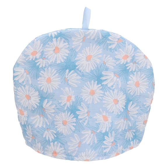 Uxcell Cotton Tea Cozy, Vintage Floral Teapot Cover, 11x9"  Insulated Handmade Tea Cozy Covers for Teapot Keeps Warm Dust Multi-Color for Tea Sets Home Kitchen Decor, Blue Flowers