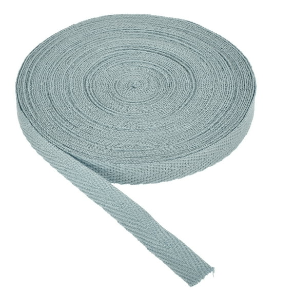 Uxcell Cotton Twill Tape 3/8 Inch 50Yards Cotton Ribbon Bias Binding Tape for Sewing Binding Gift Wrapping Craft Iron Grey 10 Yards