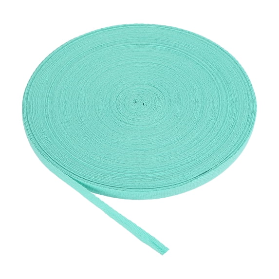 Uxcell Cotton Twill Tape 5/8 Inch 50Yards Cotton Ribbon Bias Binding Tape for Sewing Binding Gift Wrapping Craft Pale Blue 50 Yard