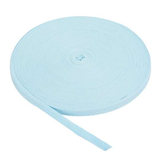 Uxcell Cotton Twill Tape 5/8 Inch 50Yards Cotton Ribbon Bias Binding Tape for Sewing Binding Gift Wrapping Craft Pastel Blue 50 Yard