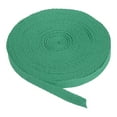 thumbnail image 1 of Uxcell Cotton Twill Tape Cotton Ribbon Bias Binding Tape Herringbone Webbing Trim for Sewing Binding Gift Lake Green 3/8", 1 of 6