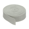 thumbnail image 1 of Uxcell Cotton Twill Tape Cotton Ribbon Bias Binding Tape Herringbone Webbing Trim for Sewing Binding Gift Light Grey 1.2", 1 of 6