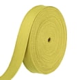 thumbnail image 1 of Uxcell Cotton Webbing 1.3 Inch 15.3 Yard Polyester Cotton Weave Webbing Strap Twill Tape Ribbon for Arts and Crafts Webbing Tote Bag Handles Cloth Belt Making Outdoor Supplies, Yellow, 1 of 6