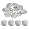 thumbnail image 1 of Uxcell Cover Button Kits [10pcs] - Fabric Button Maker for Hat Replacement & Repair - [Silver - 1 IN], 1 of 6