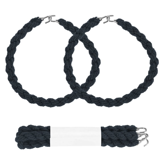 Uxcell Cowboy Boot Straps [4PCS] - Elastic Boot Straps Use for Women Outdoor Hiking - [Dark Blue]