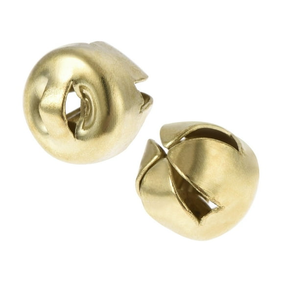Uxcell Craft Bells Bulk DIY Bells for Christmas Festival Decoration Party Home 200pcs Golden 0.24 Inch