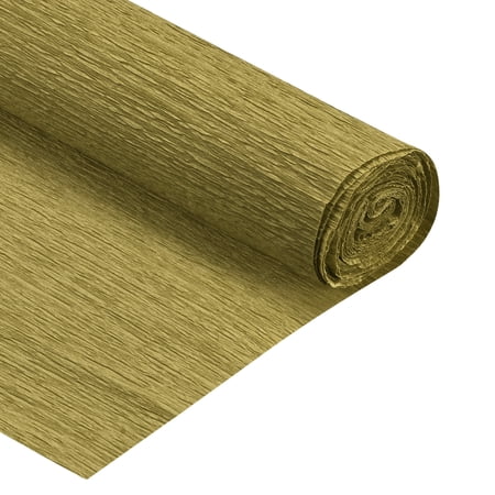 Uxcell Crepe Paper Roll Crepe Paper Decoration 6.9ft Long 20" Wide Olive Color