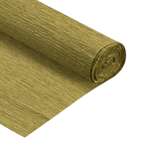 Uxcell Crepe Paper Roll Crepe Paper Decoration 6.9ft Long 20" Wide Olive Color