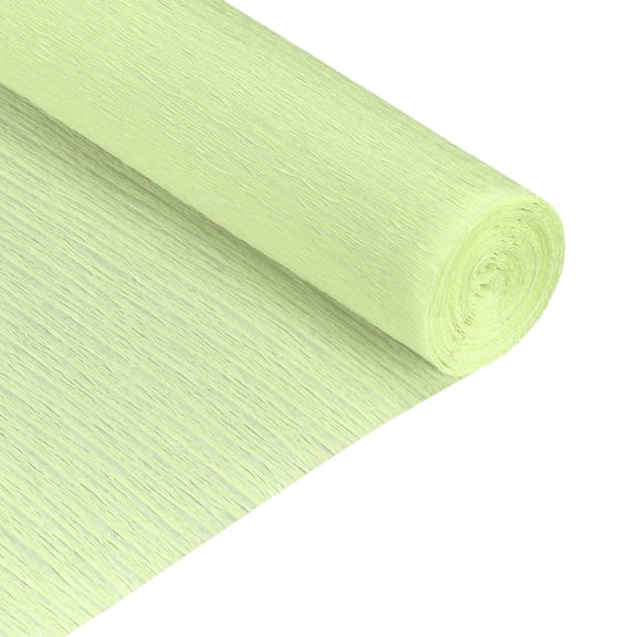 Uxcell Crepe Paper Roll Crepe Paper Decoration 6.9ft Long 20" Wide Soft Green