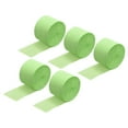 thumbnail image 1 of Uxcell Crepe Paper Streamer Decor 82ft Long 1.77 Inch Wide, Light Green 5 Pack, 1 of 5