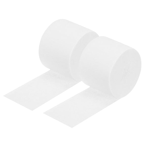 Uxcell Crepe Paper Streamer Decoration 82ft Long 1.77 Inch Wide 3 Pack Beige