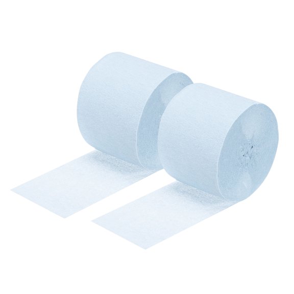 Uxcell Crepe Paper Streamer Decoration 82ft Long 1.77 Inch Wide 3 Pack Violet