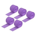 thumbnail image 1 of Uxcell Crepe Paper Streamer Decoration 82ft Long 1.77" Wide Lavender Pack of 5, 1 of 5