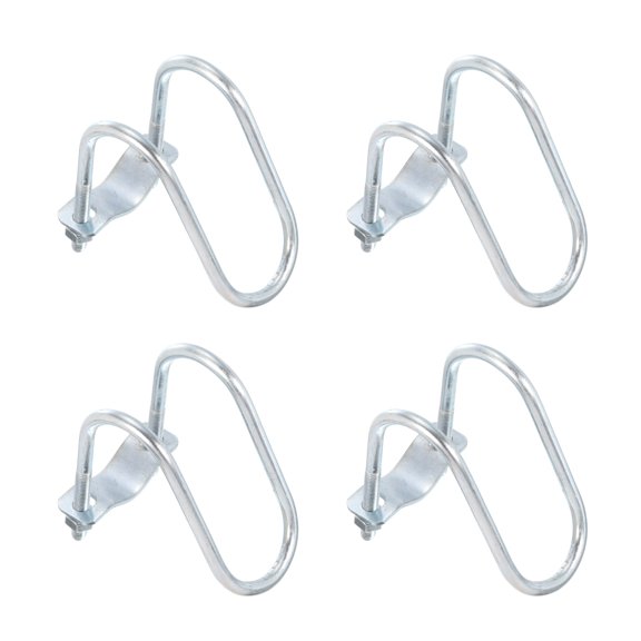 Uxcell Cross-Connector Vertical Pipe Clip, 4 Pack Fit 1-5/8"(42mm) Crossover Buckle