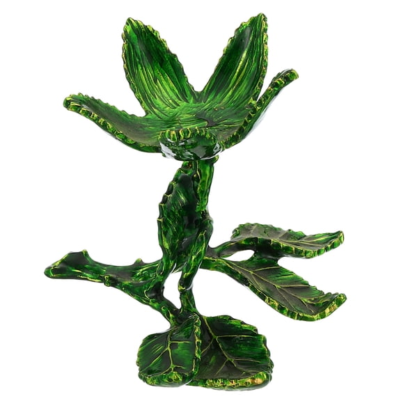 Uxcell Crystal Ball Stand, Sphere Display Stand Photography Props for 50 to 80mm Crystal Balls Rose Shape, Green