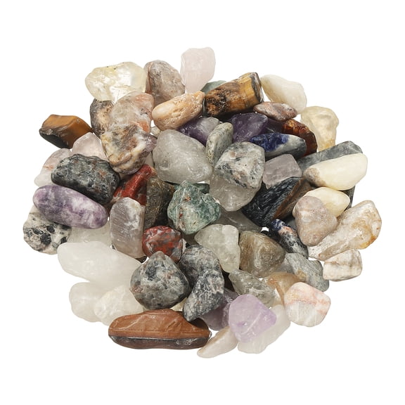 Uxcell Crystal Chips Stone 0.44 Lb Fluorite Aquarium Gravel Rocks Colorful Quartz 9-40 mm Intended for Fish Tank