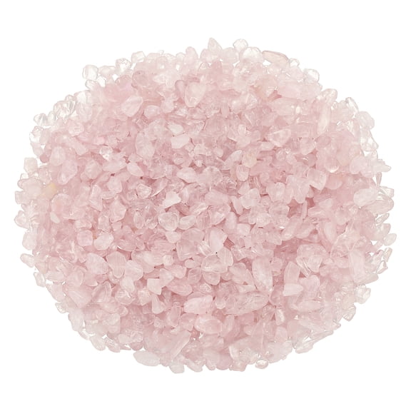 Uxcell Crystal Chips Stone, 0.44 Lb Fluorite Aquarium Gravel Rocks, (Pink Quartz, 5 - 14 mm), Intended for Fish Tank
