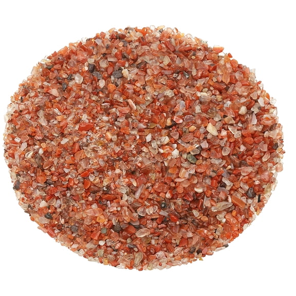 Uxcell Crystal Chips Stone, 0.44 Lb Fluorite Aquarium Gravel Rocks, (Red Agate, 3 - 5 mm), Intended for Fish Tank