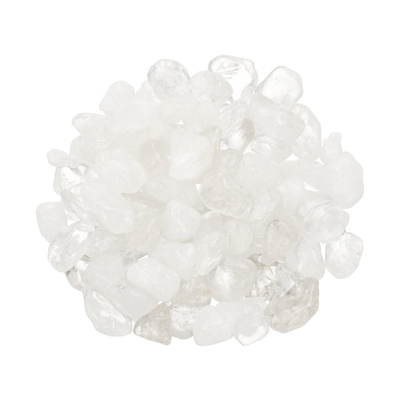 Uxcell Crystal Chips Stone 0.44 Lb Fluorite Aquarium Gravel Rocks Translucent White Quartz 9-20 mm Intended for Fish Tank
