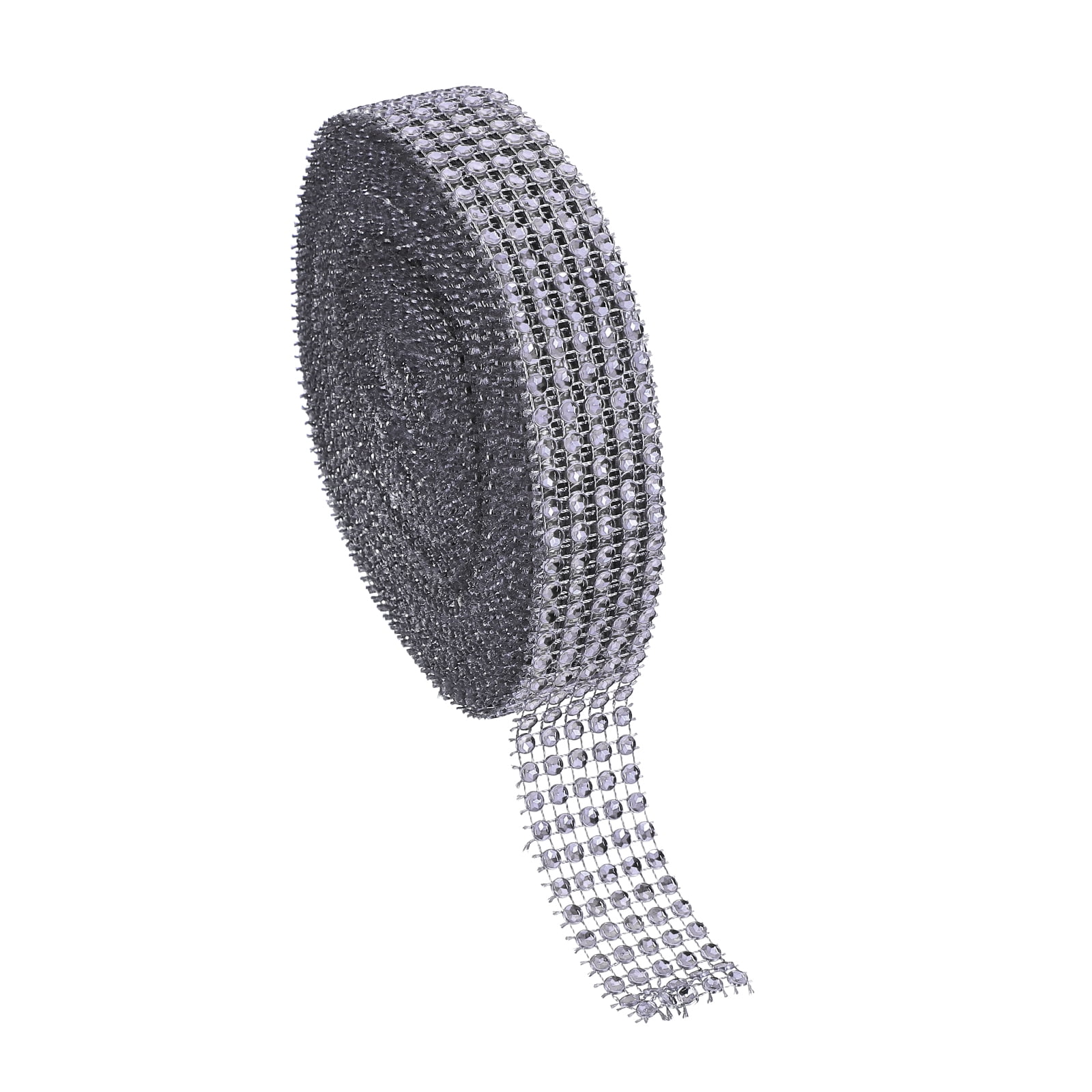 Grey Fall Ribbon Uxcell Crystal Rhinestones Mesh Ribbon, Diamond Ribbon Bling Wrap ...