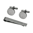 thumbnail image 1 of Uxcell Cuff Links, Initial Tie Clip and Cufflink Set for Men Classic Copper, Letter K(Black), 1 of 6