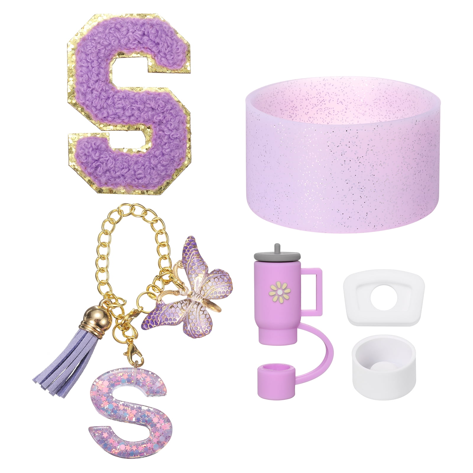 Uxcell Cup Accessories Set for Cup Tumbler with Handle, Including ...
