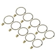 thumbnail image 1 of Uxcell Curtain Rings with Clips, 36pcs Drapery Curtain Clip Rings, 2 Inch Curtain Clip Rings Hooks (Bronze), 1 of 5