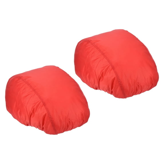 Uxcell Cycling Bicycle Helmet Cover Motorcycle Helmet Rain Cover Waterproof Ride Gear Helmet Cover Red 2 Pack