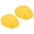 thumbnail image 1 of Uxcell Cycling Bicycle Helmet Cover Motorcycle Helmet Rain Cover Waterproof Ride Gear Helmet Cover Yellow 2 Pack, 1 of 5