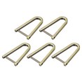thumbnail image 1 of Uxcell D-Rings Screw in Shackle, 5Pack 50mm Horseshoe U Shape D Ring for Bag DIY, Bronze, 1 of 4