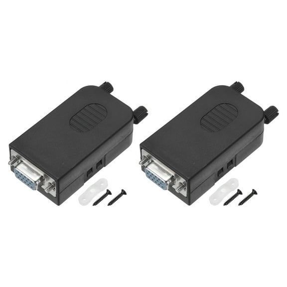 Uxcell D-sub Connector DB15 15-Pin 3-Row Female Socket Serial Port Terminal Breakout Board Block Adapter with Screw