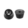 thumbnail image 1 of Uxcell D25x19xH15mm Rubber Feet Bumper Pads, Black 50 Count, 1 of 5