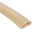thumbnail image 1 of Uxcell D30 3.3ft Floor Cord Cover, Cord Cover Floor, Wire Cover, Wood Khaki, 1 of 6