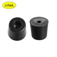 thumbnail image 1 of Uxcell 4pcs Rubber Feet Bumpers Pads with a metal washer Black 32x27x30mm, 1 of 5
