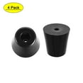 thumbnail image 1 of Uxcell 4pcs Rubber Feet Bumpers Pads with a metal washer Black 40x28x40mm, 1 of 5