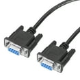 thumbnail image 1 of Uxcell DB9 RS232 Serial Cable, Straight Through RS-232 9 Pin Extension Cable for Data Communication 4.9 ft  Female to Female, 1 of 6