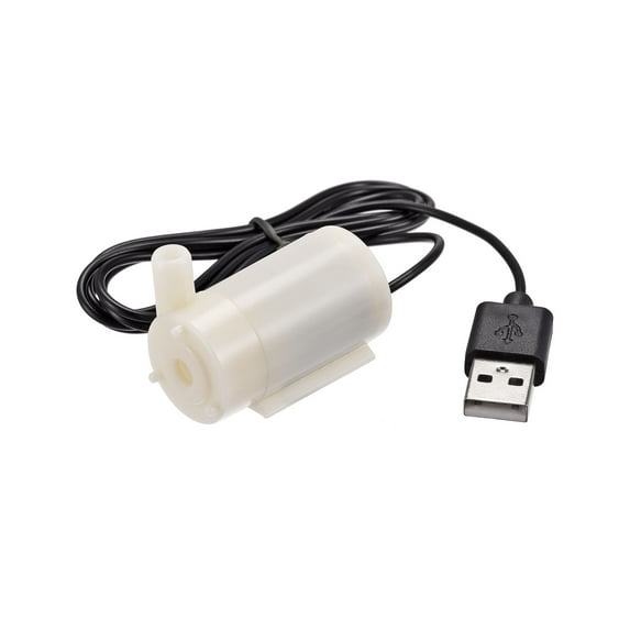 Uxcell DC 3V Horizontal Style Micro Submersible Water Pump with USB Connector