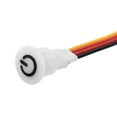 thumbnail image 1 of Uxcell DC 3V Touch Dimmer Switch 10mm Diameter Snap-in Mount White for LED Lights Strip Lights, 1 of 5