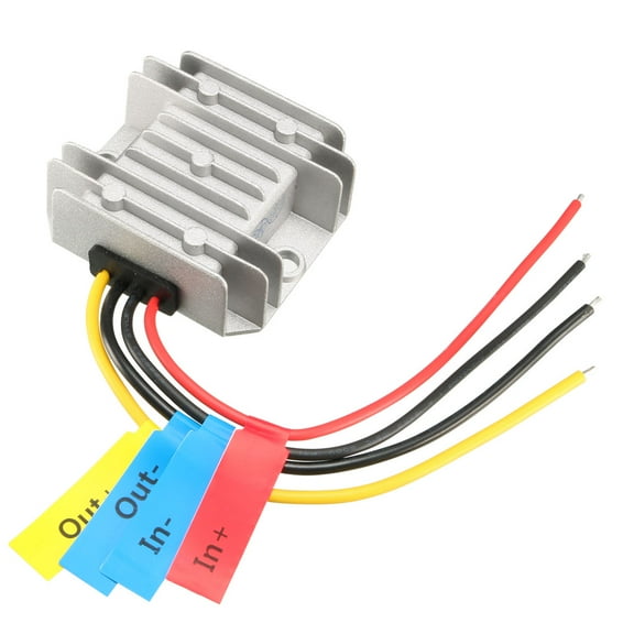 Uxcell DC 48V/60V to DC 5V 10A 50W Waterproof Voltage Power Converter Regulator