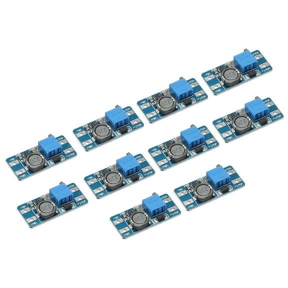 Uxcell DC-DC Boost Converter Input Voltage 2-24V Output 5-28V, 10pcs