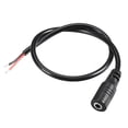 thumbnail image 1 of Uxcell DC Power 3.5mm x 1.35mm 30cm Length,Barrel Female Plug Connector Pigtail 5 Pack, 1 of 3