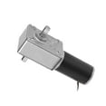 thumbnail image 1 of Uxcell DC12V 110RPM High Torque Double Shaft Worm Gear Motor, 1 of 7