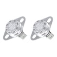 thumbnail image 1 of Uxcell DC4700016A Dryer Thermostat KSD301 Thermostat 250V 16A Replaces AP4201894 2068545, PS4205213, Pack of 2, 1 of 5