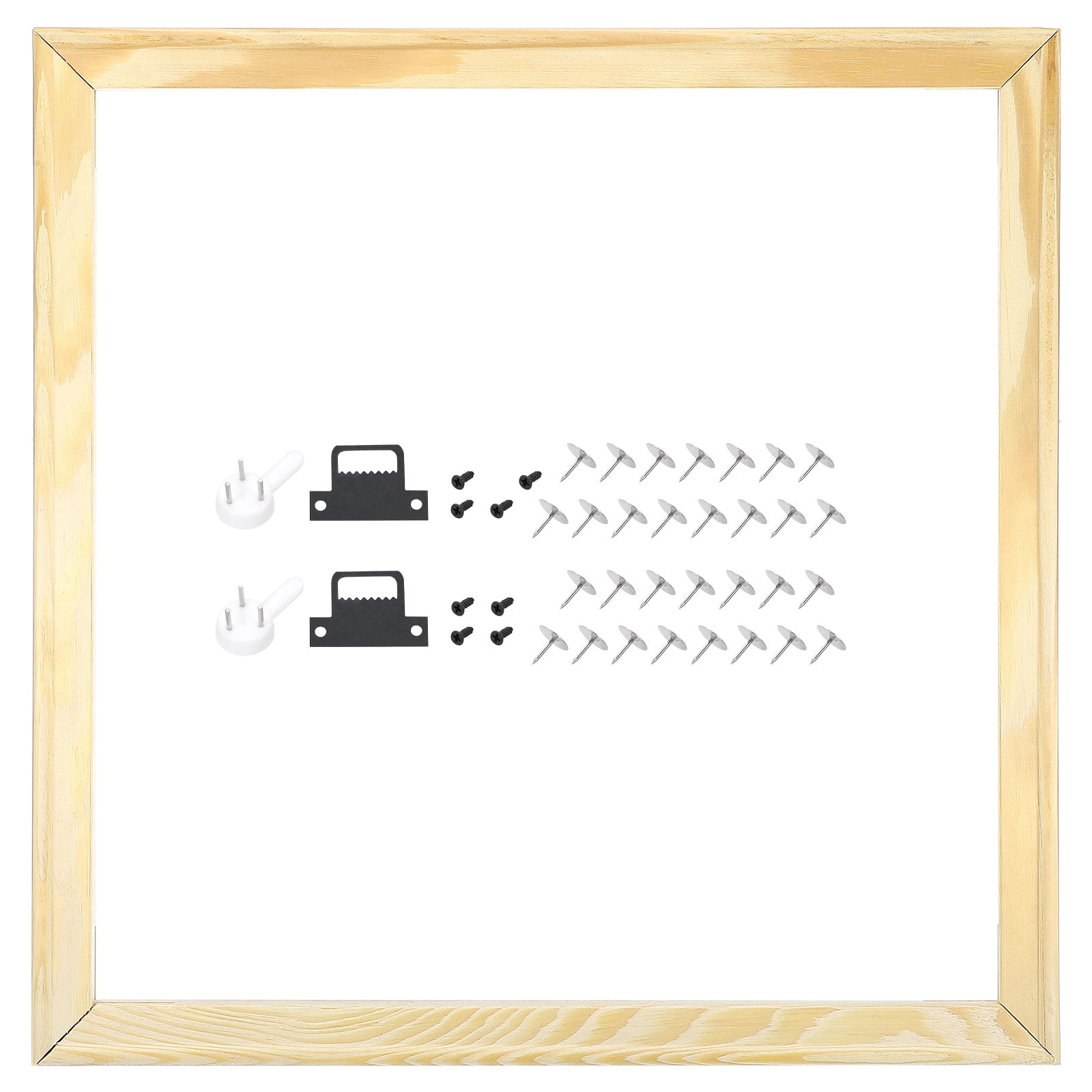 Uxcell DIY Canvas Stretcher Bars, 16 x 16 inch Canvas Frame Wooden ...