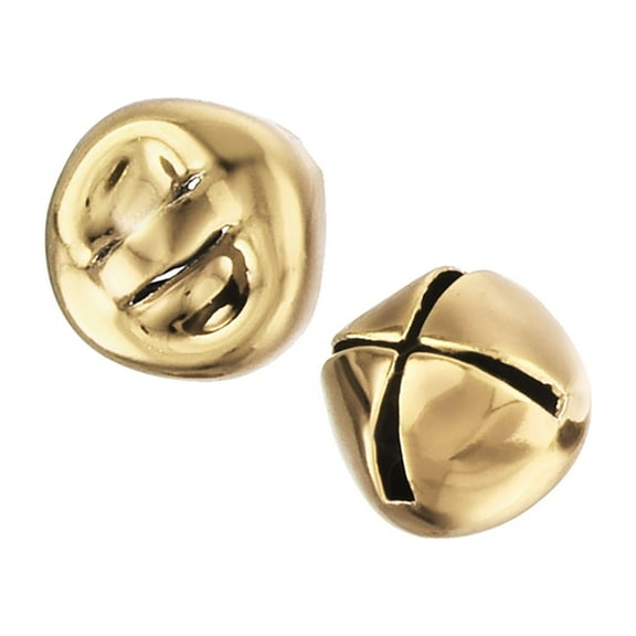 Uxcell DIY Small Bells, Craft Bells Bulk DIY Bells, 300pcs Golden 0.31 inch